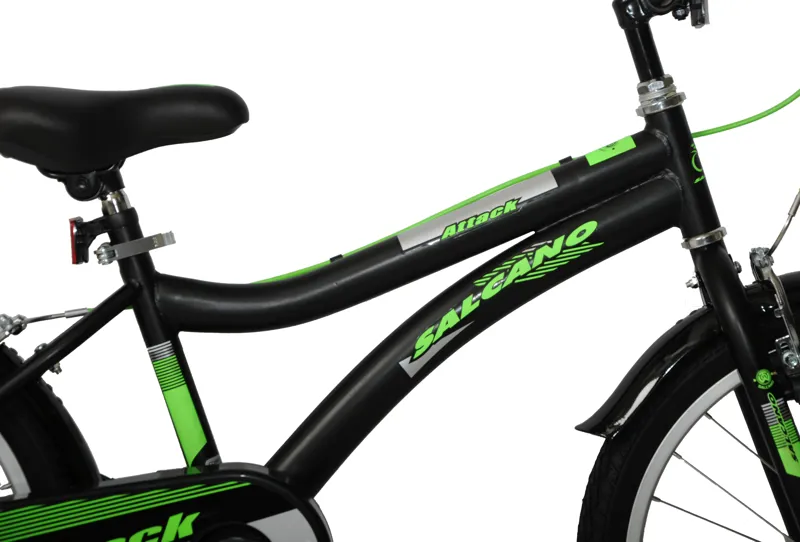 Salcano Attack 20 Inch Kids Bike Black Green 4 Salcano Attack 20 Inch Kids Bike Black Green - Image 2