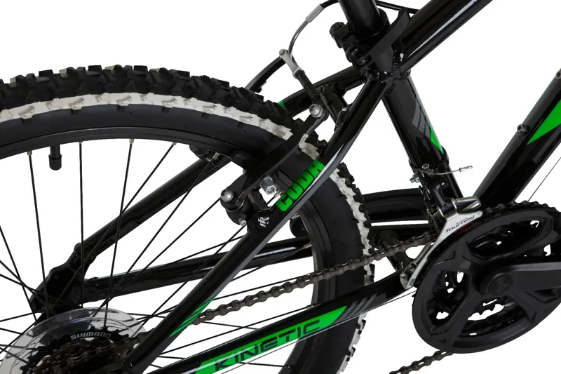 Cuda Kinetic 24 Inch Wheel Kids Mountain Bike Green 8 Cuda Kinetic 24 Inch Wheel Kids Mountain Bike Green - Image 6