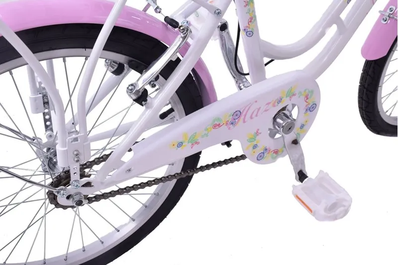Ammaco Haze 16 Inch Wheel Heritage Kids Bike White 5 Ammaco Haze 16 Inch Wheel Heritage Kids Bike White - Image 3