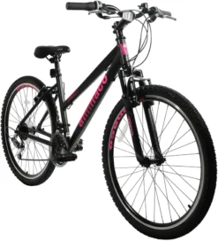 Ammaco Pinky 24 Inch Wheel Kids Mountain Bike Black
