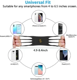 Silicone Phone Holder Black -Good Velo Supply Sales Store AFF030DC 15A0 4D37 B26E D20329612AB8