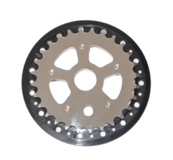 BMX One Piece Crank Chainring 28T Chrome