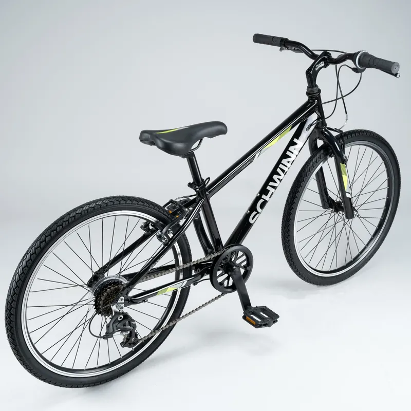 Schwinn Campus 24 Inch Wheel Kids Mountain Bike Black 4 Schwinn Campus 24 Inch Wheel Kids Mountain Bike Black - Image 2