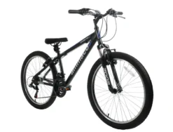 Ammaco Crossfell 24 Inch Kids Mountain Bike Black And Blue