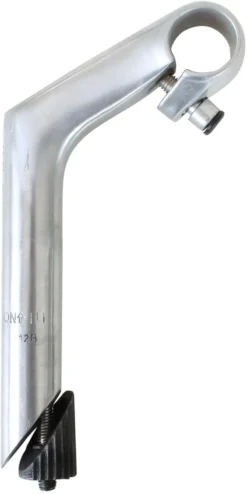 Quill Handlebar Stem 25.4mm Alloy Silver