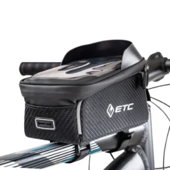 ETC Top Tube Phone Holder Bag Black -Good Velo Supply Sales Store LU143