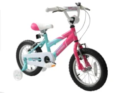 Ammaco Misty 14 Inch Wheel Kids Bike Pink And Blue