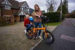 Estarli E20 Pro Electric Folding Bike Orange -Good Velo Supply Sales Store New20kid20seat 3