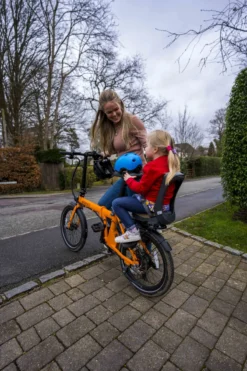 Estarli E20 Pro Electric Folding Bike Orange -Good Velo Supply Sales Store New20kid20seat 9 2