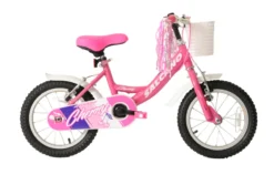 Salcano Cherry 14 Inch Wheel Kids Bike Pink And White