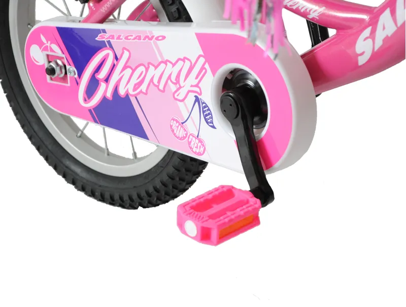 Salcano Cherry 14 Inch Wheel Kids Bike Pink And White 8 Salcano Cherry 14 Inch Wheel Kids Bike Pink And White - Image 6