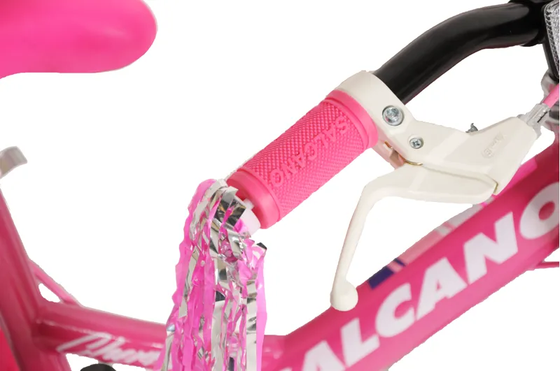 Salcano Cherry 14 Inch Wheel Kids Bike Pink And White 6 Salcano Cherry 14 Inch Wheel Kids Bike Pink And White - Image 4