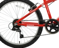 Ammaco Python 24 Inch Kids Mountain Bike Red -Good Velo Supply Sales Store PYTHON202203