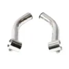 Short Curved Handlebar Bar Ends Chrome -Good Velo Supply Sales Store SILVa