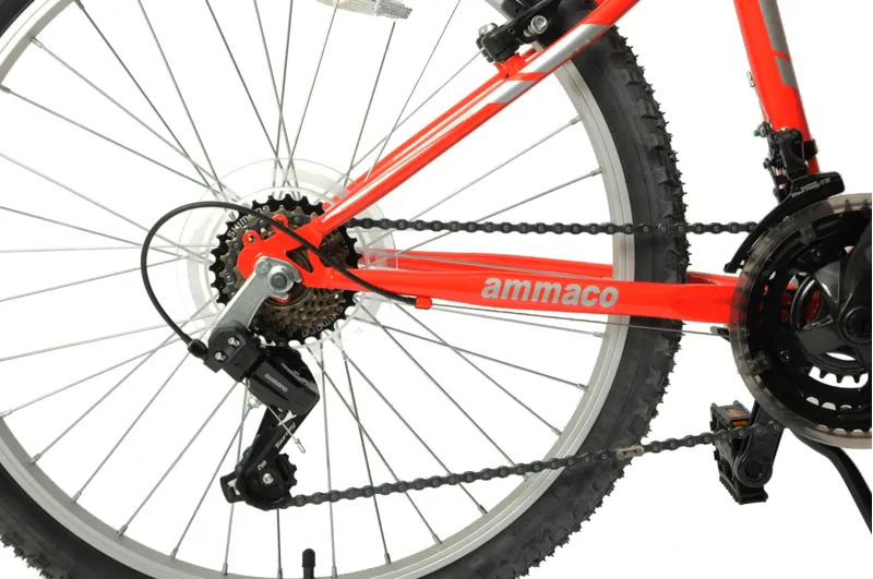 Ammaco Evade Mountain Bike Red 4 Ammaco Evade Mountain Bike Red - Image 2