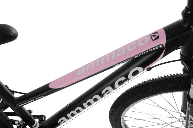 Ammaco Snowdon 24 Inch Wheel Kids Mountain Bike Black And Pink 6 Ammaco Snowdon 24 Inch Wheel Kids Mountain Bike Black And Pink - Image 4