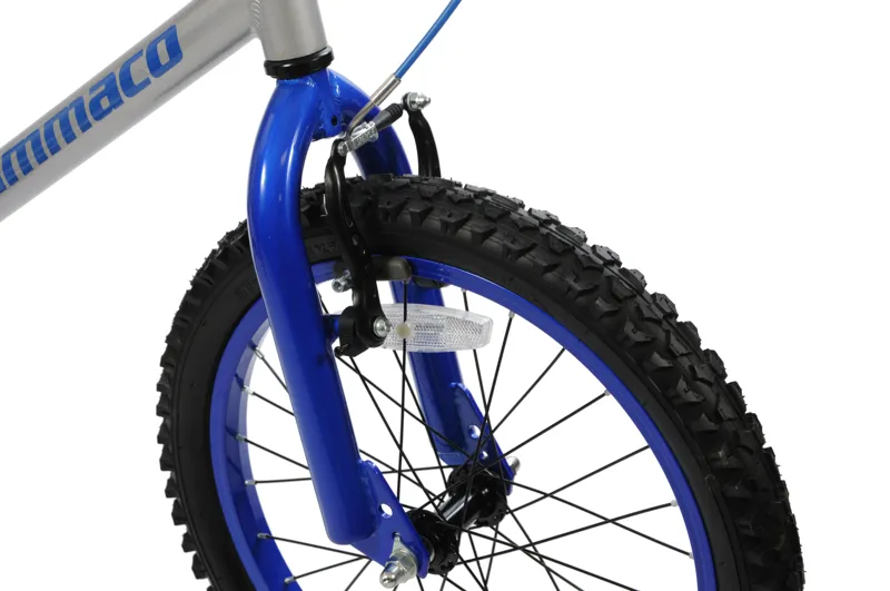 Ammaco Storm 18 Inch Wheel Kids Bike Silver 7 Ammaco Storm 18 Inch Wheel Kids Bike Silver - Image 5