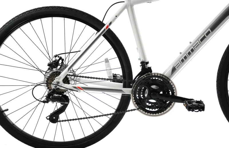 Ammaco Ridgeway Sports Hybrid Bike White 7 Ammaco Ridgeway Sports Hybrid Bike White - Image 5