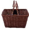 Ammaco Square Front Wicker Basket 1 Ammaco Square Front Wicker Basket -Good Velo Supply Sales Store bs517b
