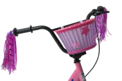 R2 Kids Front Basket Glitter Pink