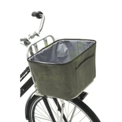 New Looxs Front Carrier Bag Green 30L -Good Velo Supply Sales Store canvas bag 1