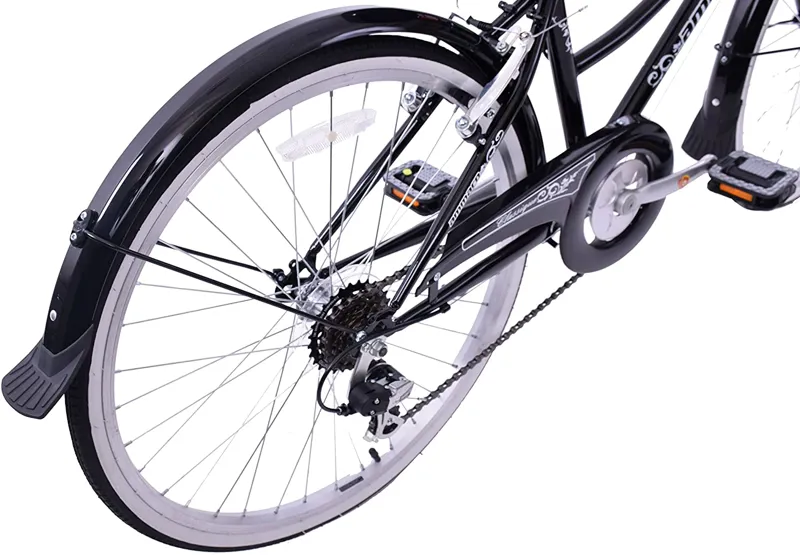 Ammaco Classique 24 Inch Wheel Kids Dutch Bike Black 4 Ammaco Classique 24 Inch Wheel Kids Dutch Bike Black - Image 2