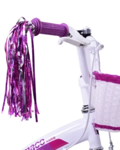 Ammaco Handlebar Colourful Streamers Purple/Silver/Pink