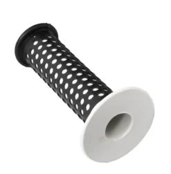 BMX Flanged Black/White Handlebar Grips