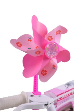 Spinning Windmill Pink Handlebar Decoration