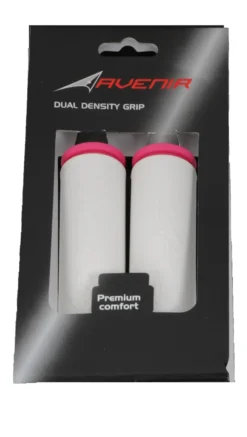 Avenir Dual Density Handlebar Grips White/Pink