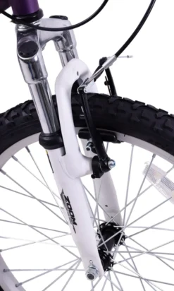 Professional Shocker 18 Inch Wheel Kids Mountain Bike Purple -Good Velo Supply Sales Store shocker 20 purplec