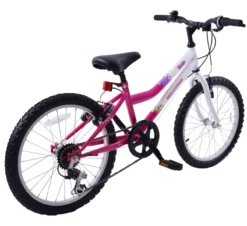 Professional Sparkle 20 Inch Wheel Kids Mountain Bikes Pink And White -Good Velo Supply Sales Store sparkle 6 speed 1