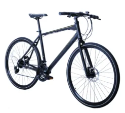 Ammaco Strada Sports Hybrid Bike Black