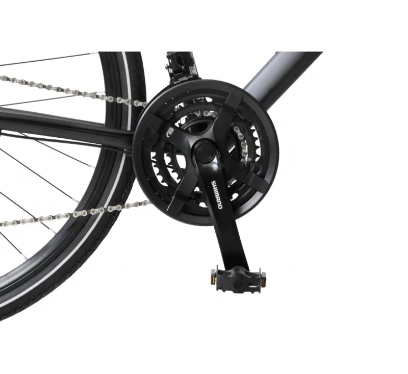 Ammaco Strada Sports Hybrid Bike Black 6 Ammaco Strada Sports Hybrid Bike Black - Image 4