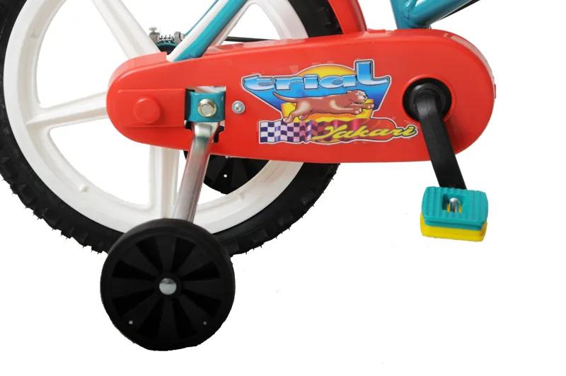 Trial 14 Inch Wheel Kids Bike Green Red And Yellow 4 Trial 14 Inch Wheel Kids Bike Green Red And Yellow - Image 2