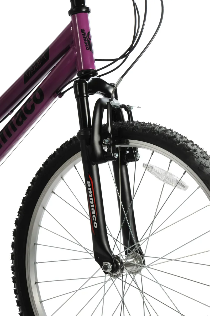 Ammaco Violet 24 Inch Kids Mountain Bike Purple 6 Ammaco Violet 24 Inch Kids Mountain Bike Purple - Image 4